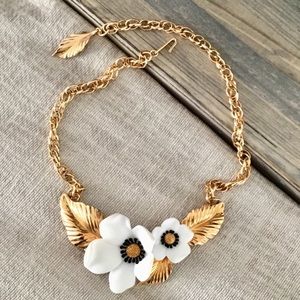 Cute adjustable gold collar choker necklace